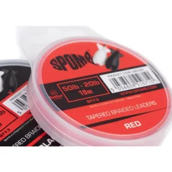 Spomb Tête De Ligne Conique Tapered Braided Leaders - 10M