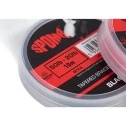 Spomb Tête De Ligne Conique Tapered Braided Leaders - 10M