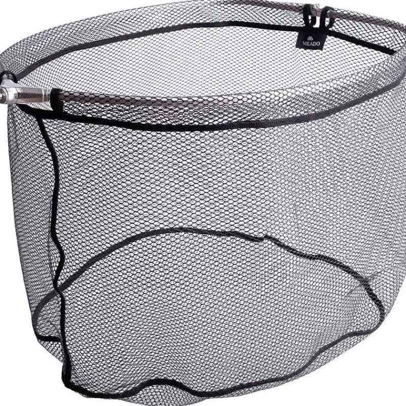 Mikado Tête D'épuisette Landing Net Head Foldable Maille Caoutchouc