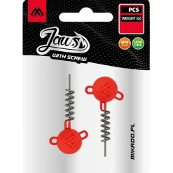 Mikado Tête Plombée Jaws Avec Vis Uv Orange