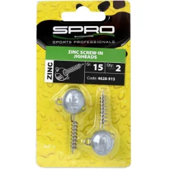 Spro Tête Plombée Zinc Screw-In Jigheads