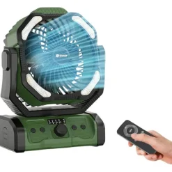 Ventilateur Portable Holdcarp Rechargeable Doublemotor Fan