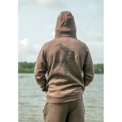 Veste Homme Avid Carp Compound Zip Hoodie - Marron