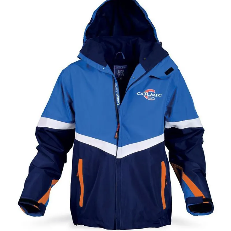 Colmic Veste Homme London - Bleu/Orange
