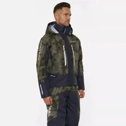 Finntrail Veste Homme Imperméable Greenwood - Camo Shadow Green