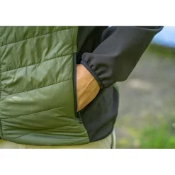 Korum Veste Homme Thermashell Thermique - Vert/Noir