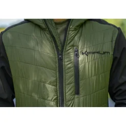 Korum Veste Homme Thermashell Thermique - Vert/Noir