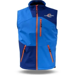 Colmic Veste Sans Manche Homme Softshell Official Team Impermeable - Bleu