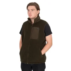 Fox Veste Sans Manche Homme Olive Sherpa Hybrid Gilet - Olive