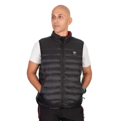 Fox Rage Veste Sans Manche Homme Pro Series Reversible Lightweight Quilted Gilet - Noir/Rouge