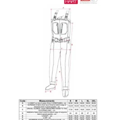 Waders Stocking Hart 25S Spinning Serie